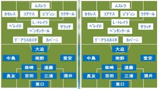 日本vsウルグアイ スタメン発表