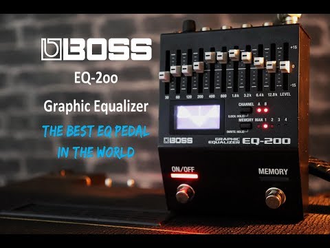 BOSS  EQ-200 The Best EQ Pedal in the World