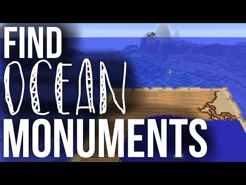 How To Find Ocean Monuments - Minecraft 1.11 Video