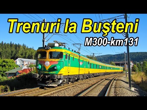 Trenuri la Busteni-Trainspotting on the Prahova Valley-Bahnverkehr in den Karpaten