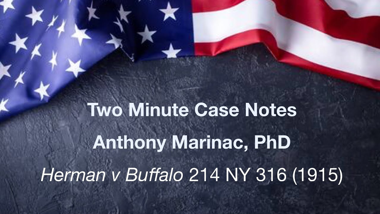 Herman v Buffalo (Nuisance and Negligence)