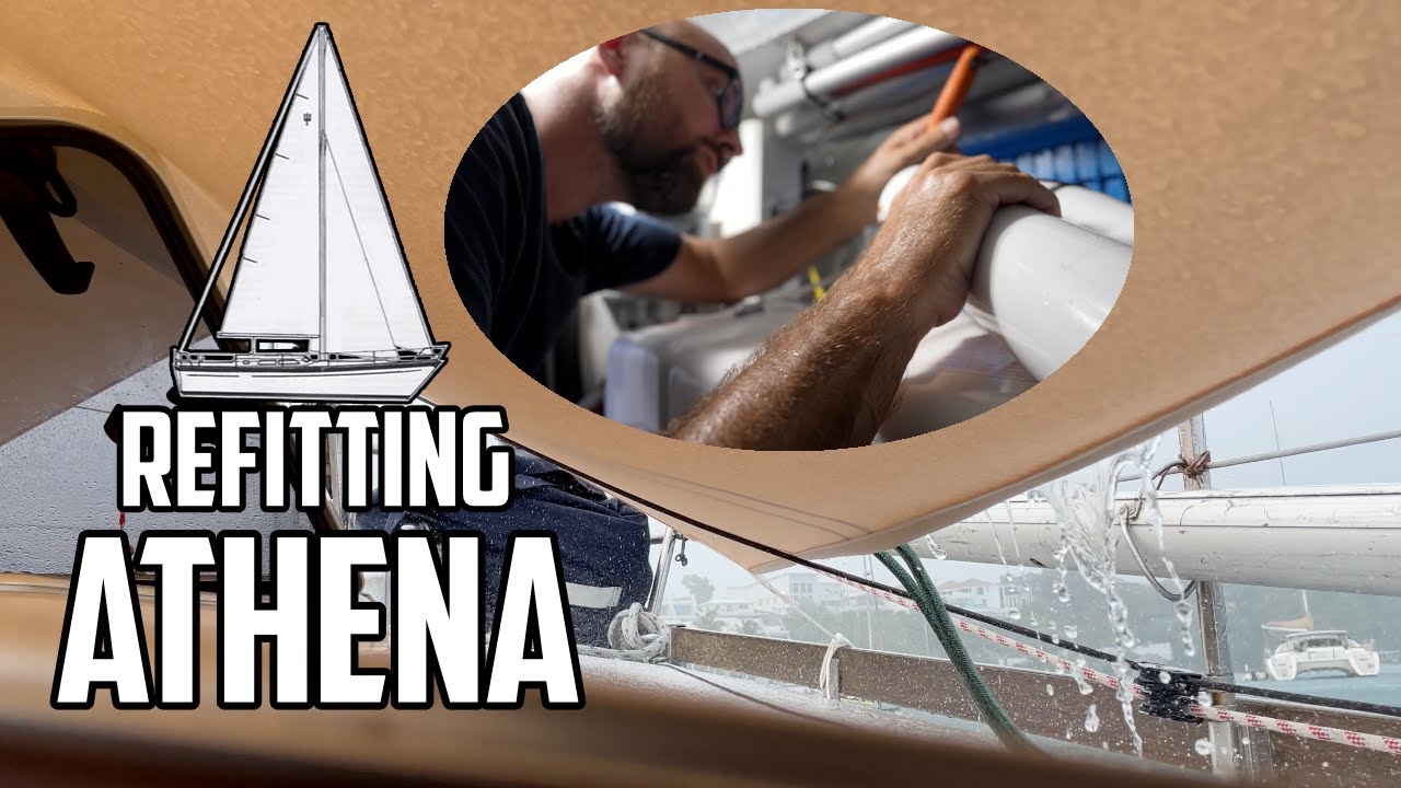 Sail Life - DIY sailboat cover and water maker leak 💦⛵️