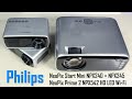 Мультимедийный домашний проектор Philips NeoPix Prime 2 NPX542 FullHD Wi-Fi YouTube, NetFlix, Firefox, Apple TV, відео мініатюра №1
