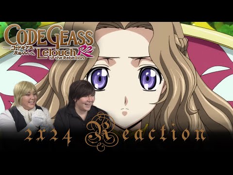 Code Geass 2X24 THE GRIP OF DAMOCLES reaction