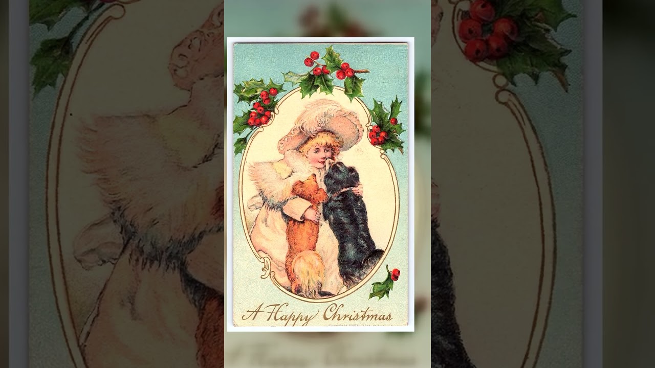1908 Christmas Greetings Postcard, Aberdeen SD, Divided Back Video