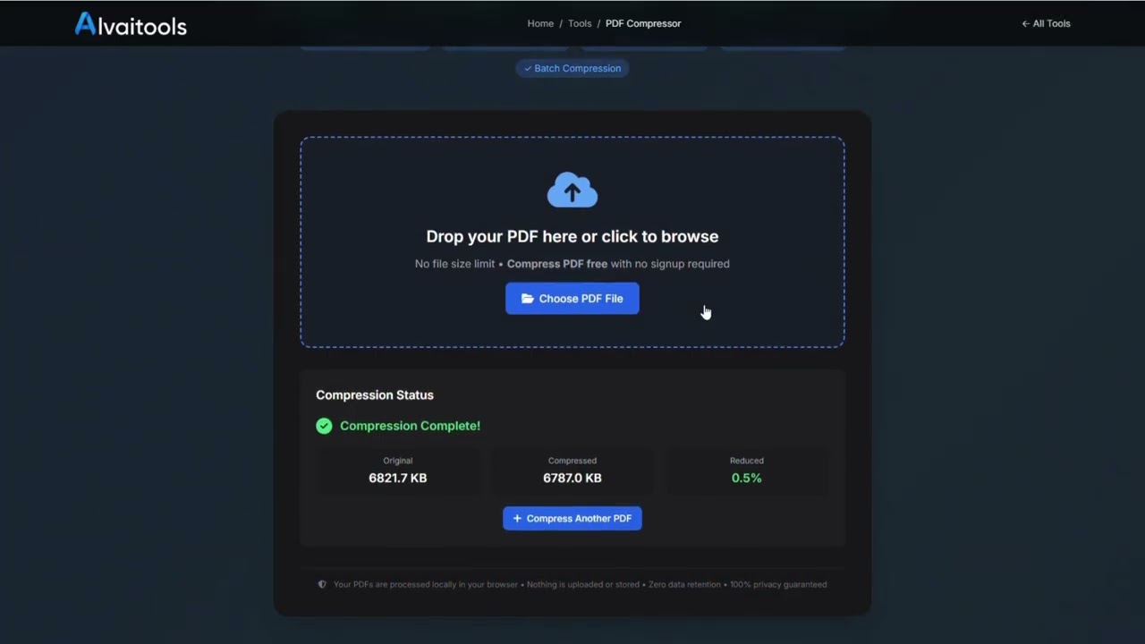 FREE PDF Compressor | Compress PDFs in Seconds – No Quality Loss!