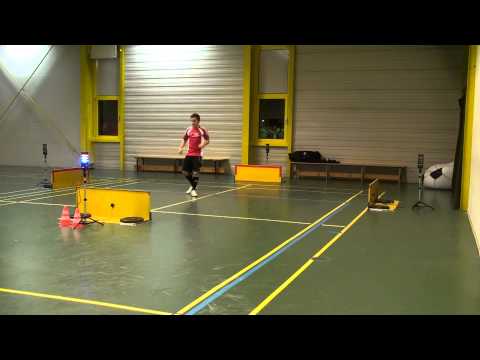 Smartspeed + Smartshoxx - reaktive Paßwand Übung