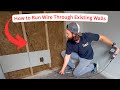 How to Run Wires or Cables Through Walls Using Cable Bits and Extension | Eagle Tool US Series: Pt 1