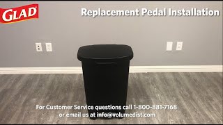 Glad 13Gal Plastic Step Can Pedal Assembly