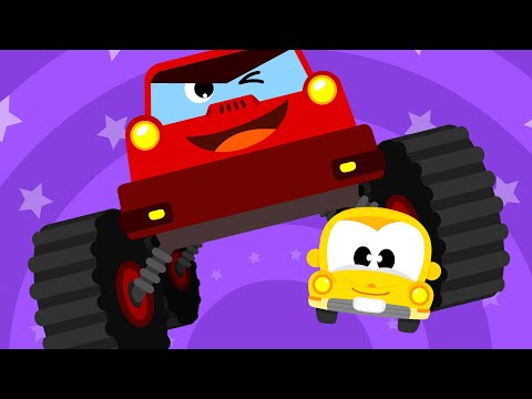 The Opposites Song (Car Ver.) | Fun Rhyming Song: Big vs. Small | Nursery Rhymes & Kids Songs