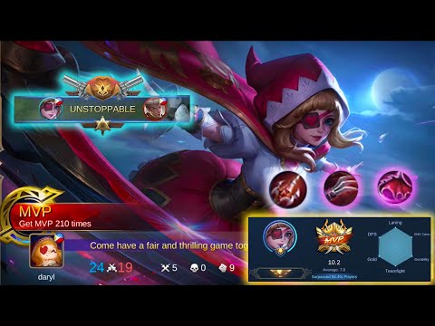 Ruby Perfect Gameplay| Queen of Lifesteal | Mobile Legends
