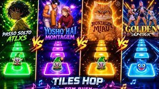 Passo Solto ATLXS VS Yosho Hai Montagem VS Montagem Miau VS Golden Huntrx | V Gamer 💥