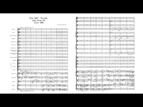 Dvořák: Psalm 149, Op. 79, B 154 (with Score)