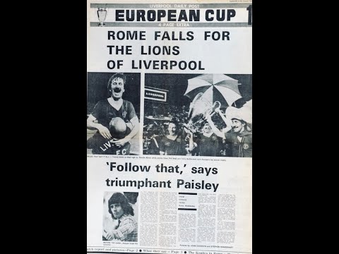 European Cup final Liverpool - Borussia Mönchengladbach 3-1 (25 May 1977)
