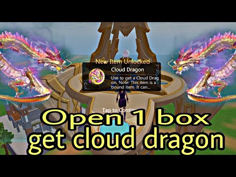 Open 1 box get cloud dragon - Utopia origin