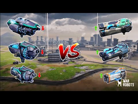 WR🔥 Jotunn/Chione/Morana[Nerf] VS Glacier/cryo/Rime[Buff] Weapon Comparison |WAR ROBOTS|