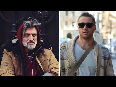 Миллионер подошел к этому бродяге и сказал, что даст ему денег в обмен на его просьбу