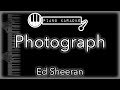 Photograph - Ed Sheeran - Piano Karaoke Instrumental