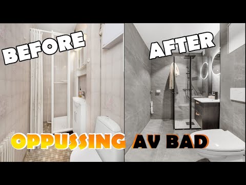 Oppussing av leilighet del 7 / DIY bathroom renovation