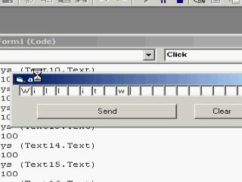 Visual Basic 6 Sendkeys