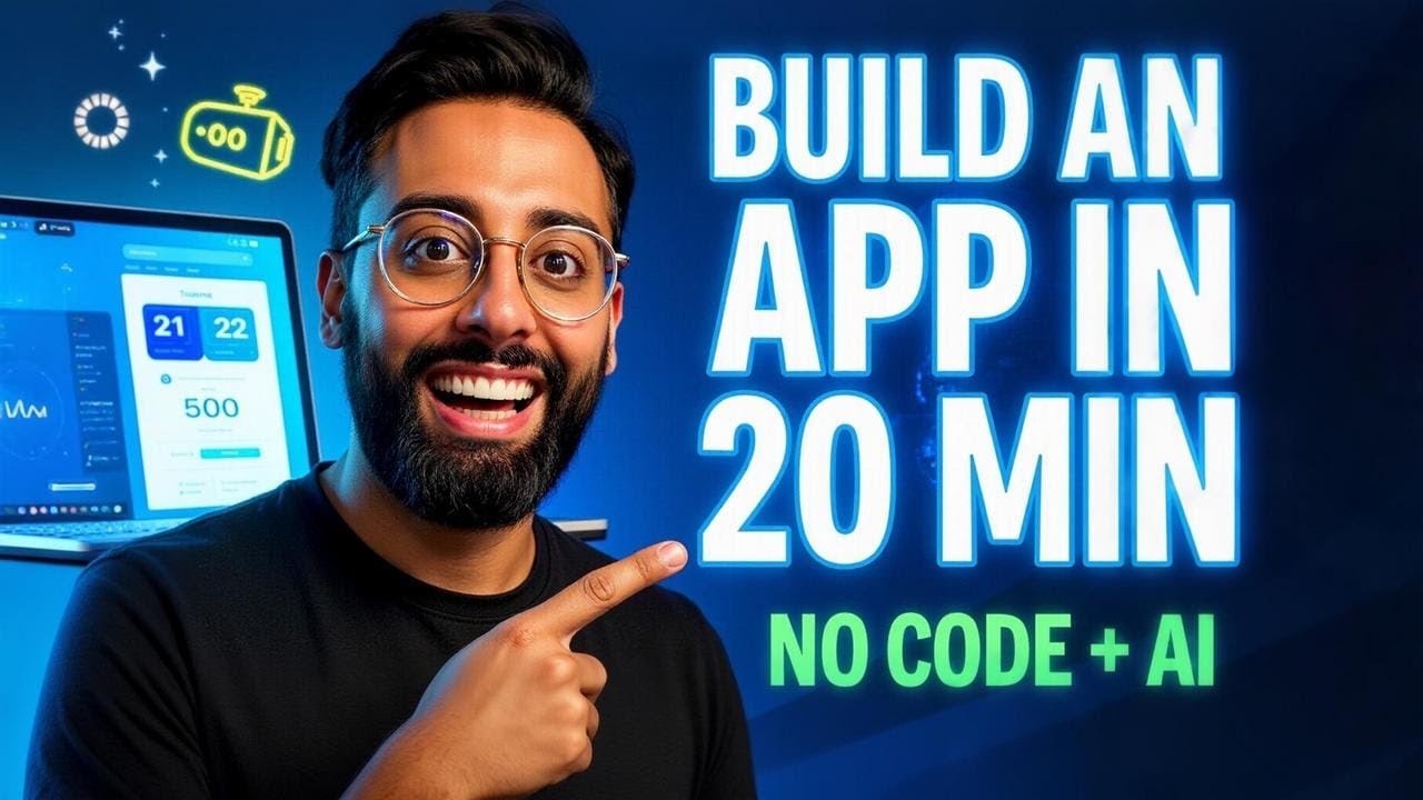 Build an App with AI in 15 Minutes: No Code Tutorial for Beginners - Video thumbnail