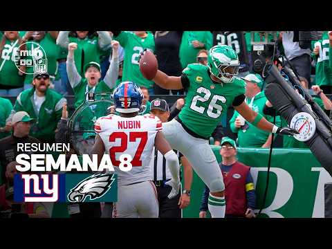 New York Giants vs. Philadelphia Eagles | Resumen NFL en español - Semana 8 | NFL Highlights 2025