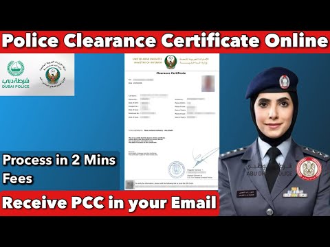 How to Apply for Dubai Police Clearance Certificate Online (Apply PCC Dubai Police)