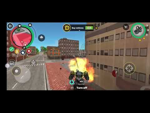 Robot Machine in rope hero vice town