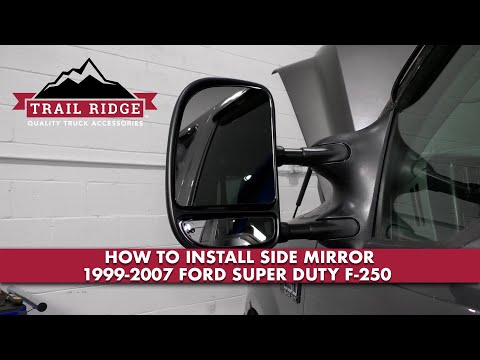 How to Replace Side Mirror 1999-2007 Ford Super Duty F-250