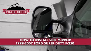 1999-2016 Super Duty & Excursion Manual Mirror: Vibration, Looseness ...
