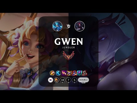 Gwen Jungle vs Elise - KR Grandmaster Patch 14.6