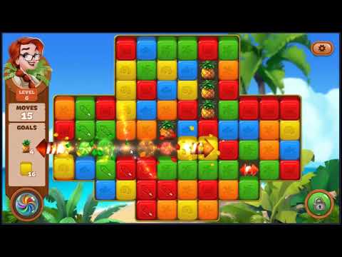 Lost Island Blast Adventure Level 6 - NO BOOSTERS 🏝️ | SKILLGAMING ✔️