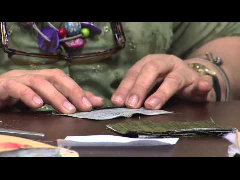 09/18/2013 Mulher.com - Cardboard heart -- needle holder -- Sueli Ribeiro