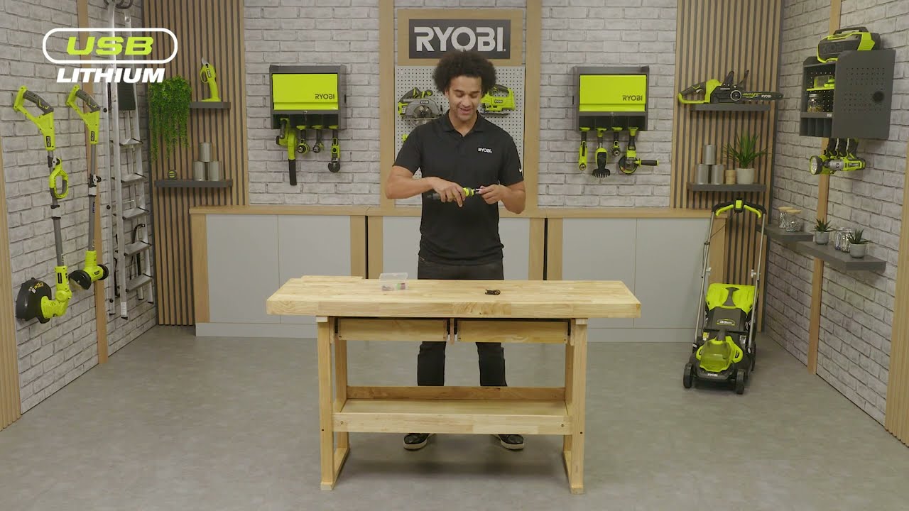 Ryobi USB Lithium Rotary Tool Kit (1 x 2.0Ah) 4V RRT4120GA15