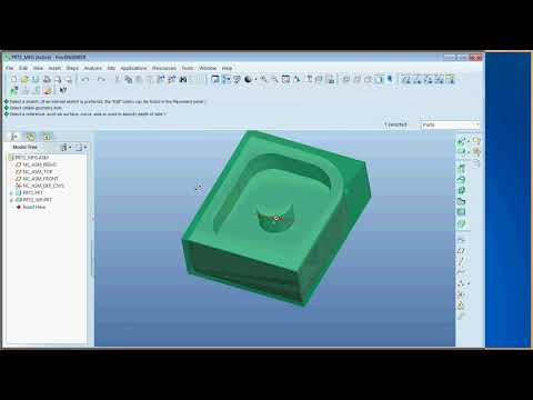 CNC Part Programming using ProE - Part 2