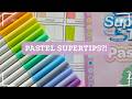 Crayola SuperTips Pastels Are SO Pretty Swatching First Impressions