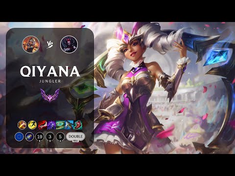 Qiyana Jungle vs Elise - EUW Master Patch 13.14