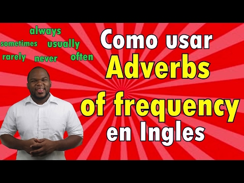 Aprende a usar Adverbs of frequency en Ingles by anthony martz