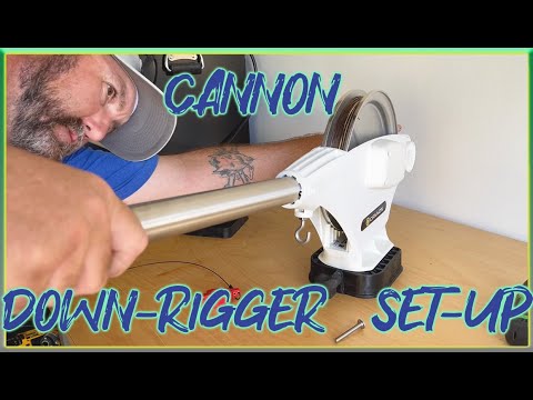 CANNON DOWN-RIGGER SET-UP | UNI-TROLL 10 STX-TS