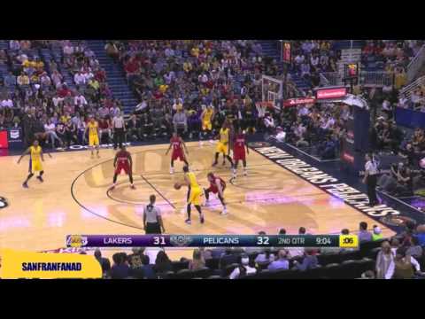 D'Angelo Russell at Pelicans (2016/04/08) - 32 Pts, 9-16 FGM, 3-6 THREES!