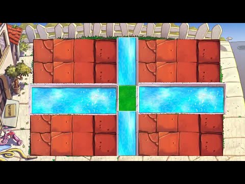 PVZ : New map - Hybrid cross map❓❗
