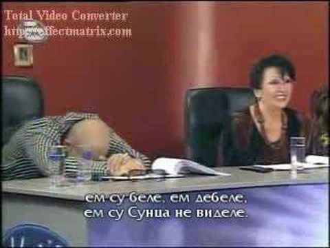 he is singing on bulgarian....