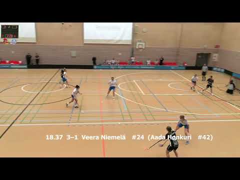 T18 maalikooste päivän peli Kokkola Kampushalli