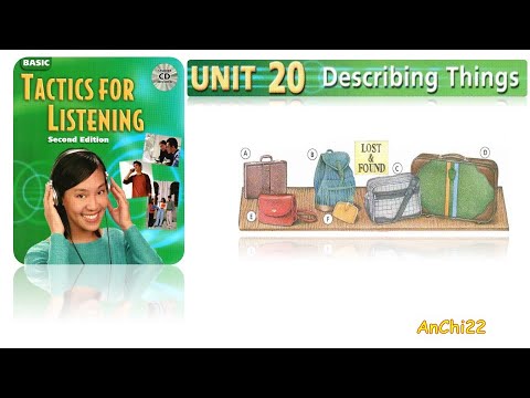 Unit 20 Describing Things_ Tactics for Listening Basic