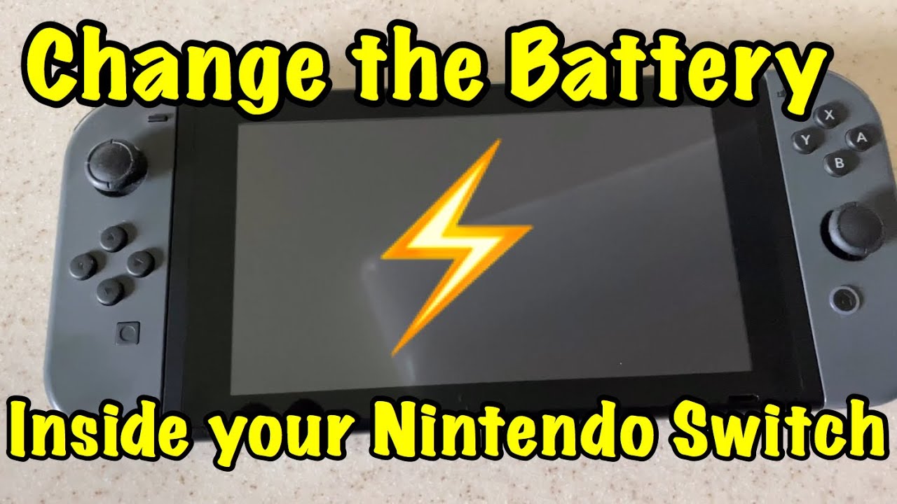 Change the Battery in Your Nintendo Switch!!