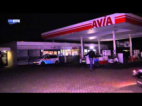 Zwarte Piet met honkbalknuppel overvalt tankstation Borne, medewerker gewond