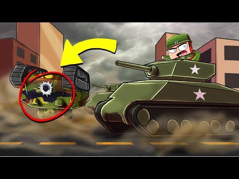 TheAtlanticCraft - Minecraft | TANK WARS - World War 2 Tanks! (America vs Germany)