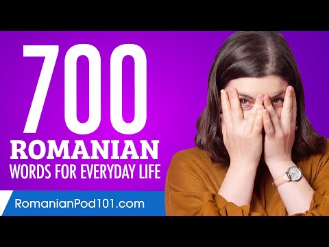 700 Romanian Words for Everyday Life - Basic Vocabulary #35