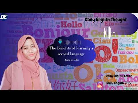 The Benefits of learning a second language  | Improve your speaking skill | Daily English Thought