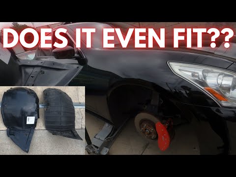 eBay FENDER LINER REVIEW! G37 Sedan